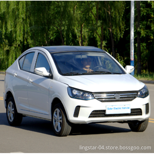2022 High speed 4 Wheel Electric Small Cargo Adult Vehicle Sedan Solar Powered Electric Car